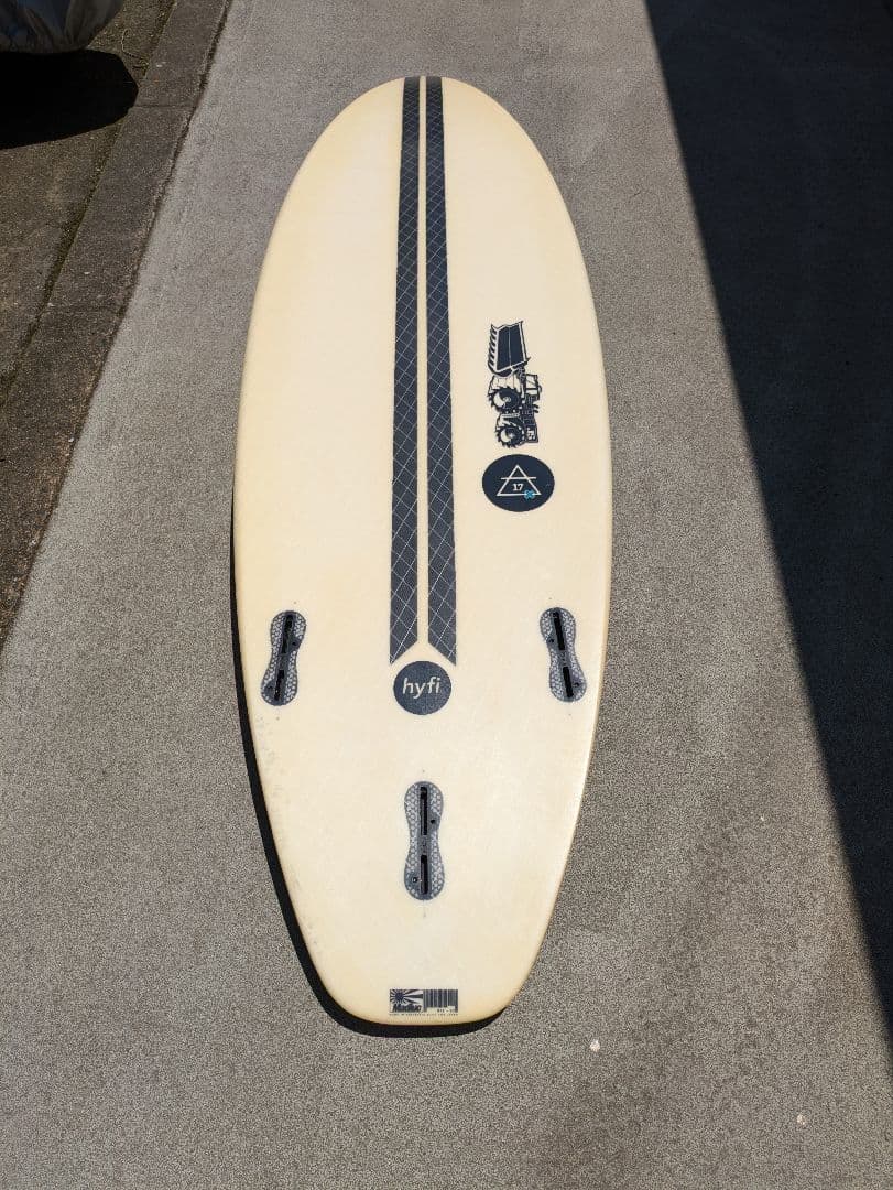 ハードケースとフィン付き！　JS サーフボード　5.8　エア17ｘ　ジェイエス