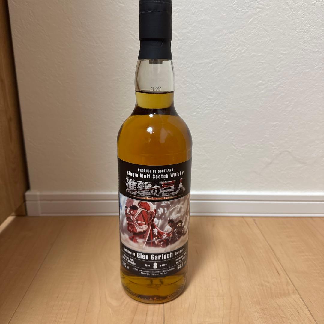 グレンギリー　2012　シェリーバット　進撃の巨人コラボラベル　700ml
