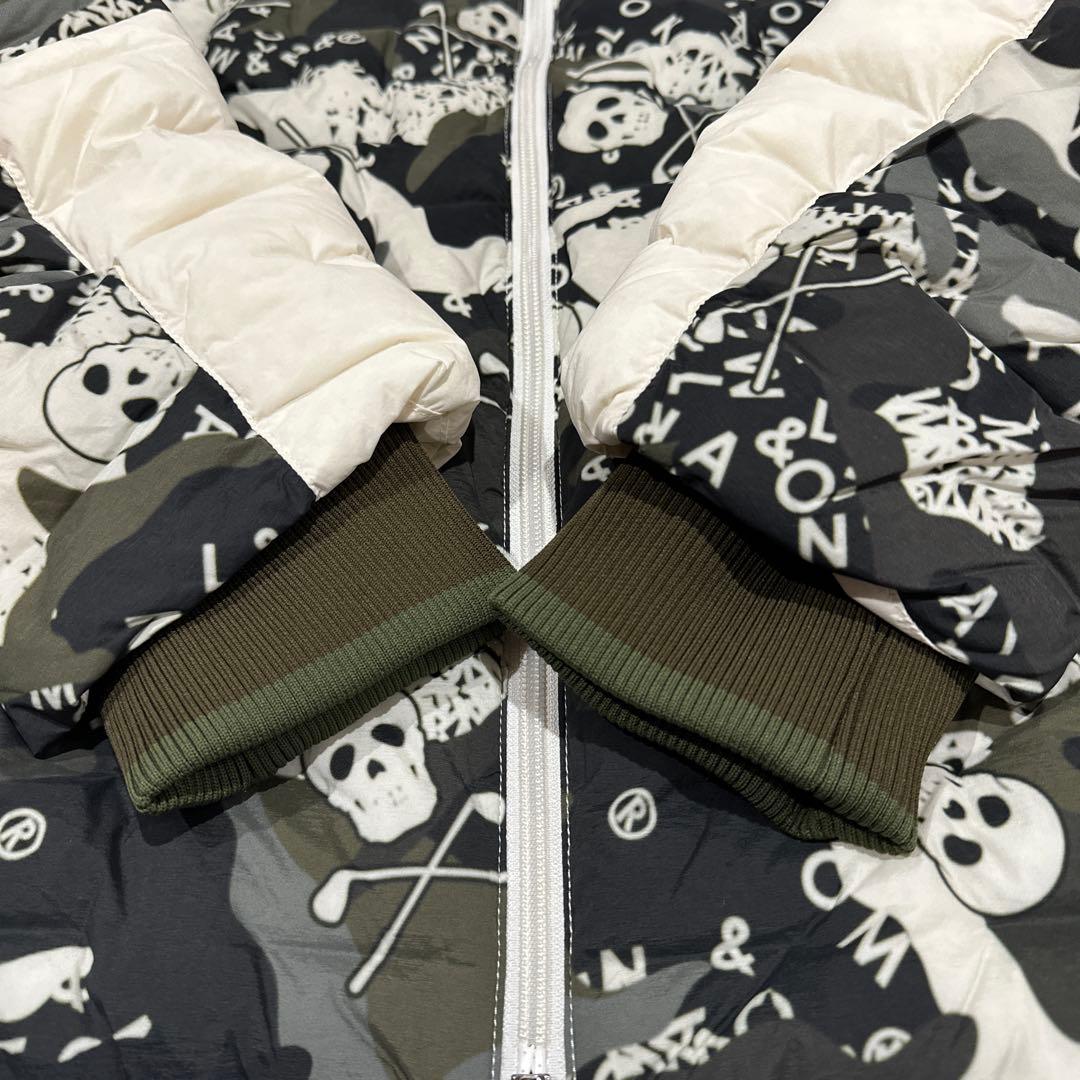 【MARK&LONA】ダウンジャケット カモフラージュジャケット　L