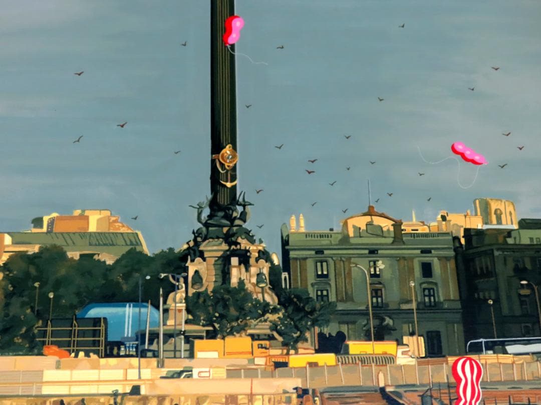 【ヒロ・ヤマガタ】　恋人たちのフェスティバル　シルクスクリーンシート　山形博導