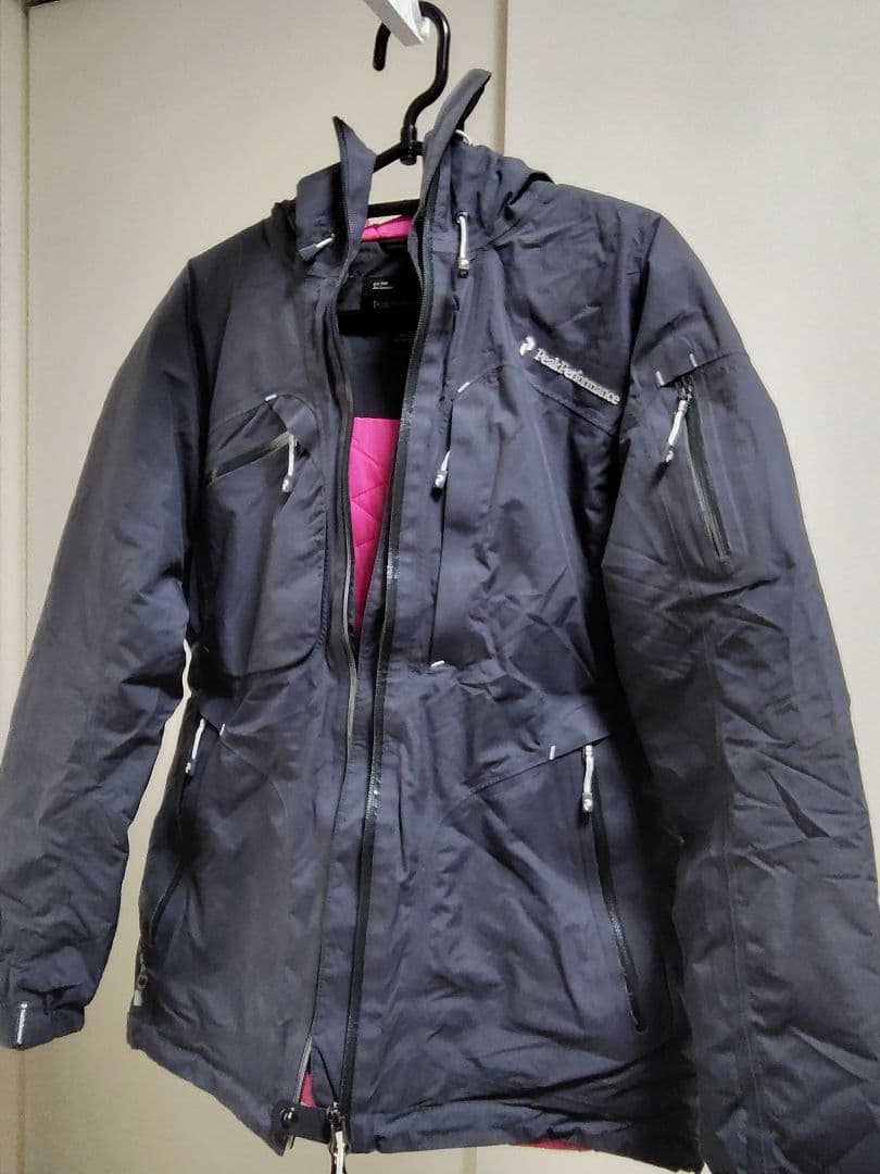 Peak Performance グレー/ピンク　スキー、スノーボードウエア