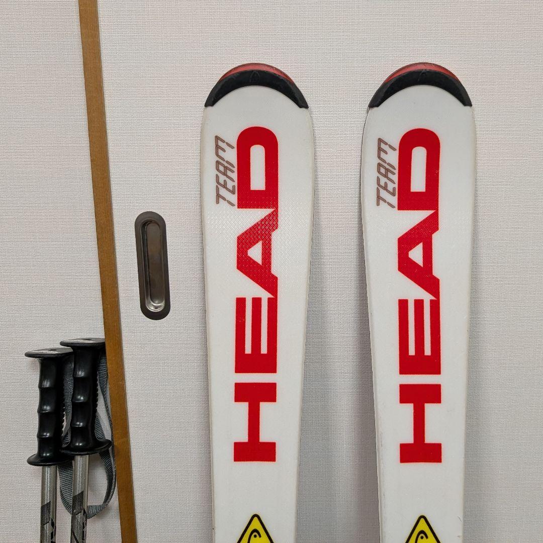 ​【ジュニア スキー4点セット】板117/靴21.5/ポール/ケース