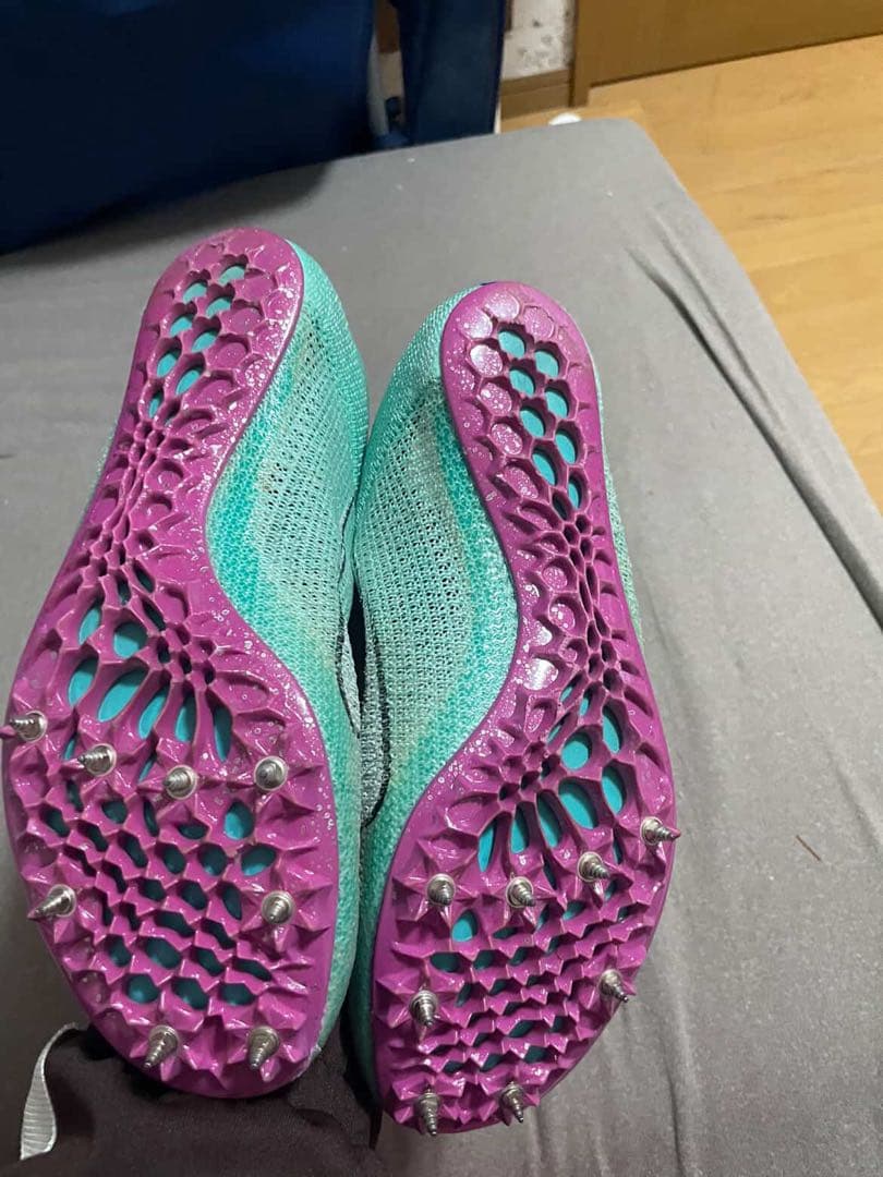 Nike 陸上競技用スパイクシューズ ティール/ブルー