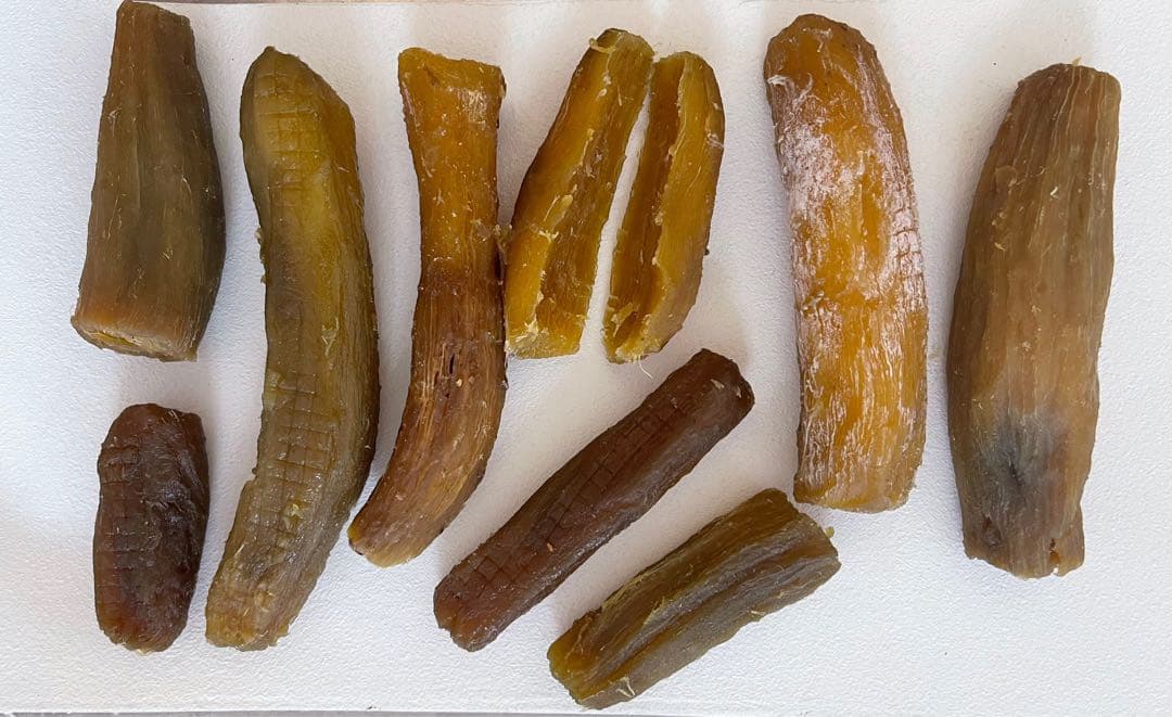 茨城県無添加 柔らかい 紅はるか干し芋 訳あり 黒混じり 丸干し箱込み2kgx2