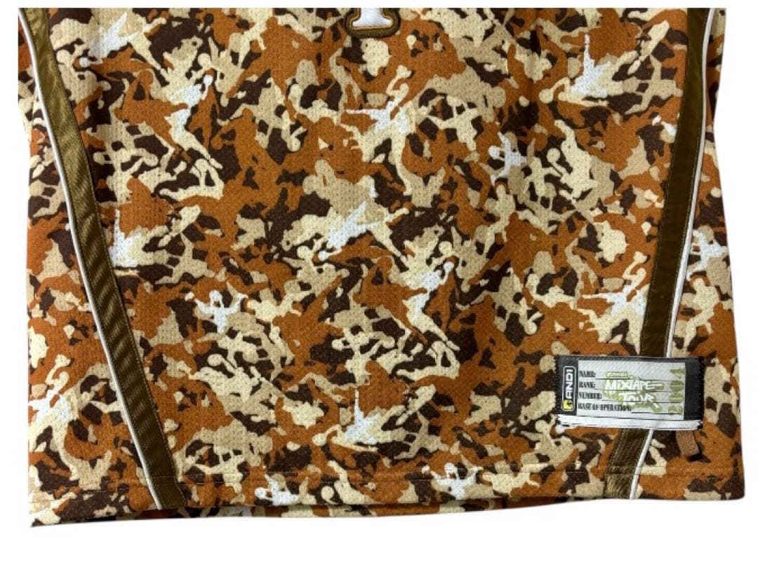 AND1 MIXTAPEソルジャーアーミー迷彩ユニフォームアンドワンホットソース