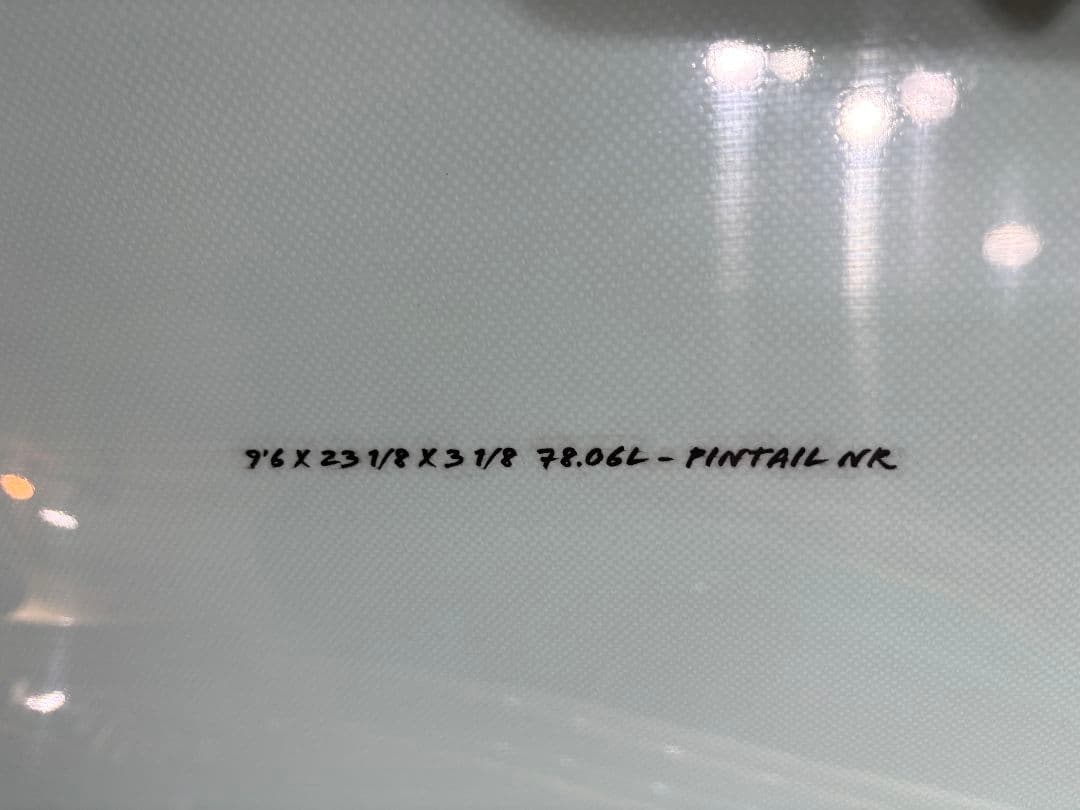 ALOHA サーフボード　ロングボード ピンテール　ノーズライダー　9.6