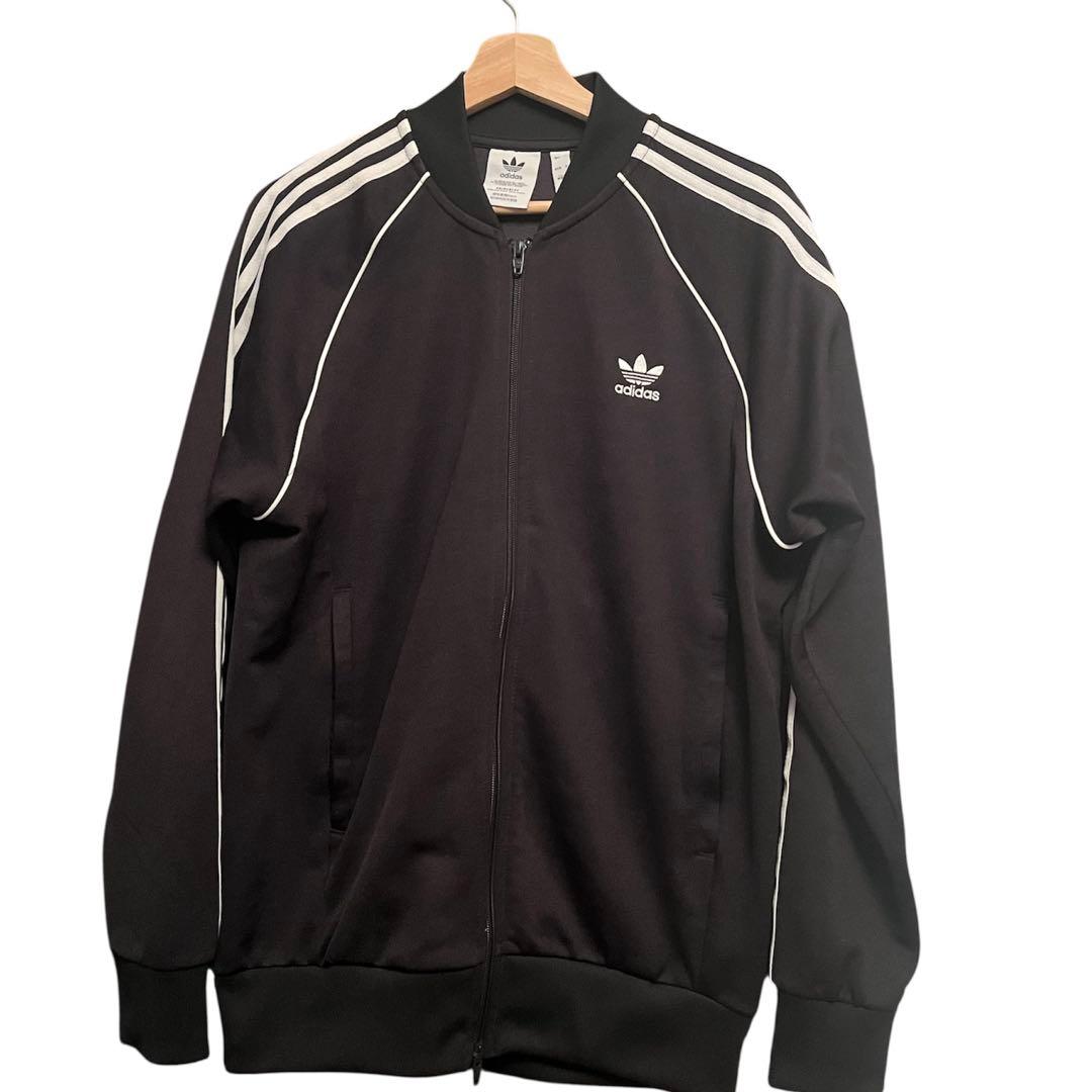 【美品】adidas ファイヤーバード　ジャージ上下　ブラック