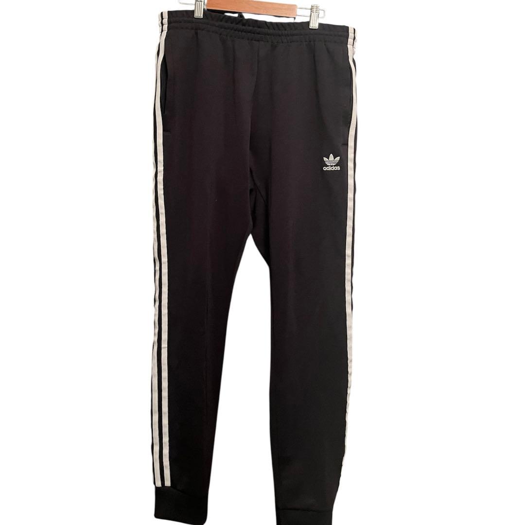 【美品】adidas ファイヤーバード　ジャージ上下　ブラック