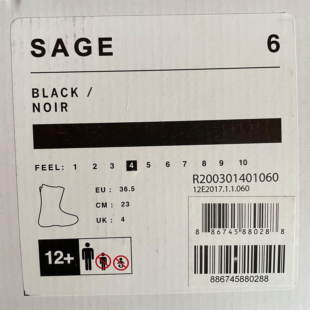 SAGE 女性用スノーボードブーツ ブラック