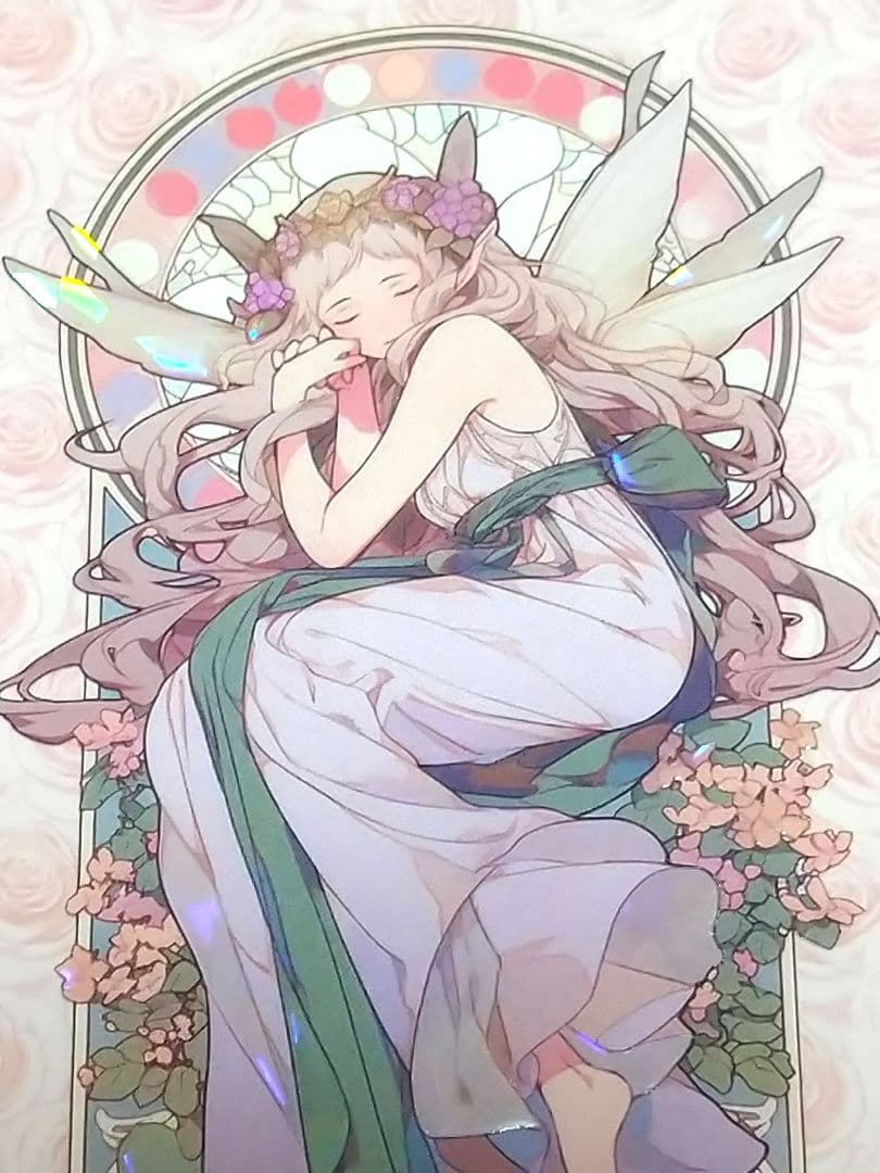 ラスト✩廃盤品✩J1050＃夕月幽境(贝壳光)切り売り海外人物女の子AIマステ