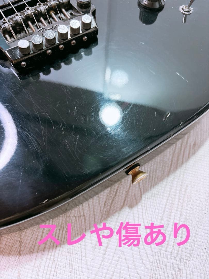 Fender テレキャスター ブラック 動作しますがジャンク品扱い