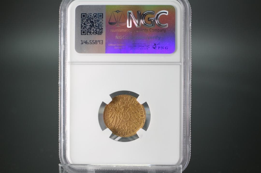 金貨 ドイツ帝国時代 1896年 ゴールド  鑑定品 アンティーク