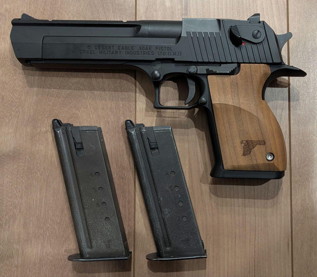 東京マルイ デザート イーグル .50AE ガスブロ HK　グリップ社外品