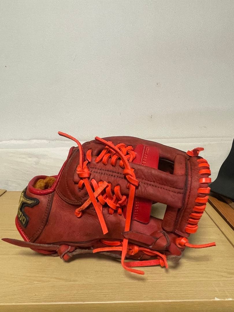 ミズノプロ硬式内野手用グローブ　リペア品