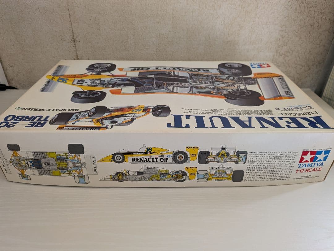F1 タミヤ製 1/12ビッグスケール ルノーRENAULT RE-20 ターボ