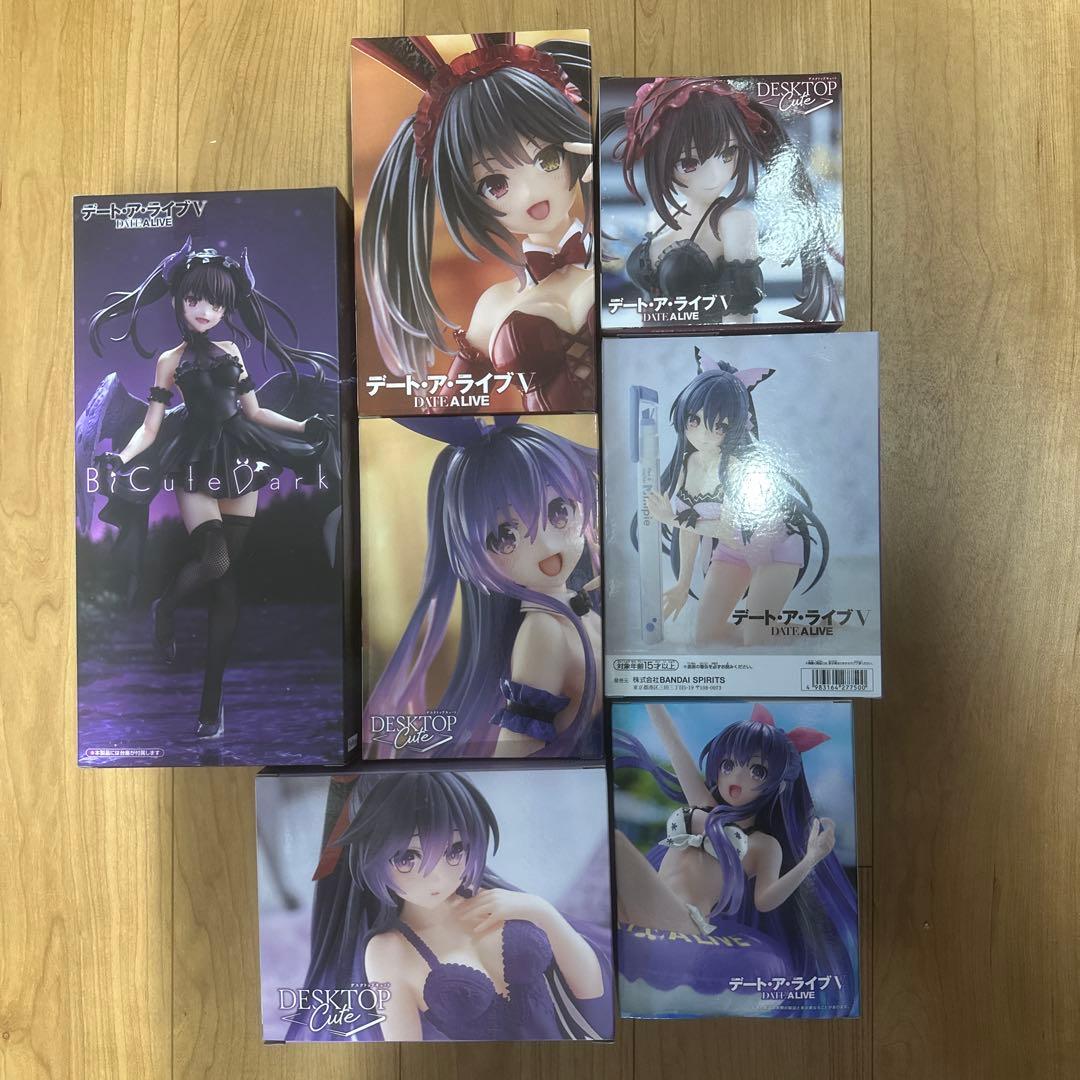 デートアライブ　時崎狂三　夜刀神十香　フィギュア