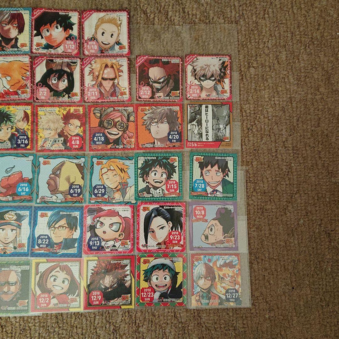 【セット売りのみ】 365日ステッカー ヒーローアカデミア