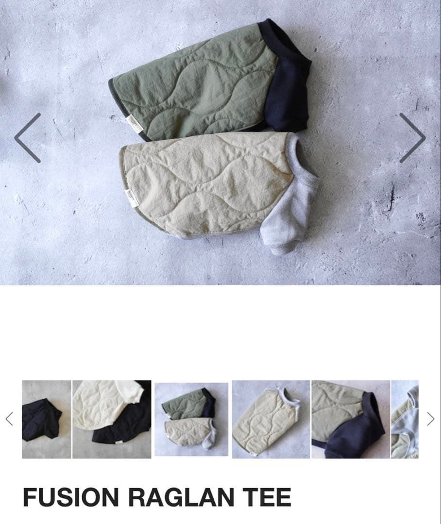 シグネットワンズ signetones FUSION RAGLAN TEE 犬服