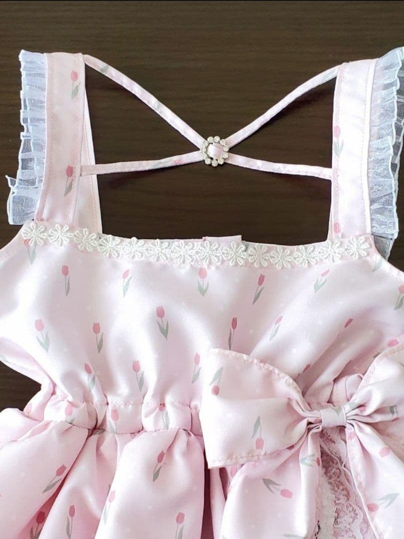 Yue♡　チューリップ柄キャミワンピ　Lサイズ