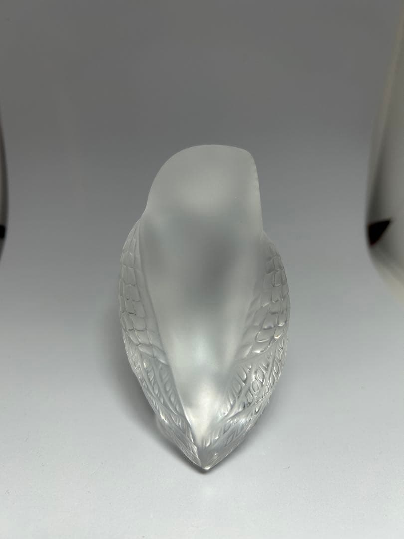 ラリック フクロウ ペーパーウェイト シュエット クリスタル LALIQUE