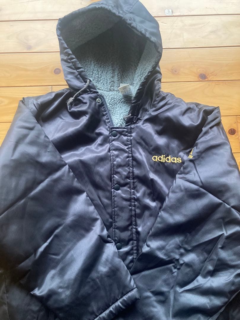 addidas 黒 ベンチコート O 美品