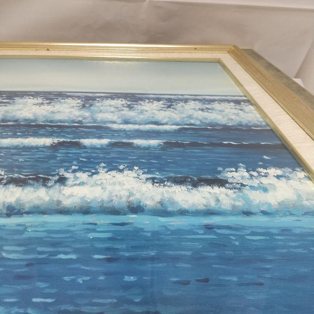 り*ー様 ☆原画　西　武彦　【海】　油彩