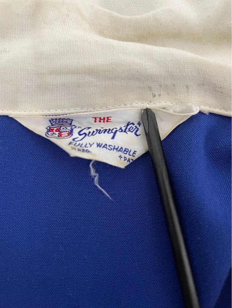 60s ボーリングシャツ　レーヨン　ビンテージ