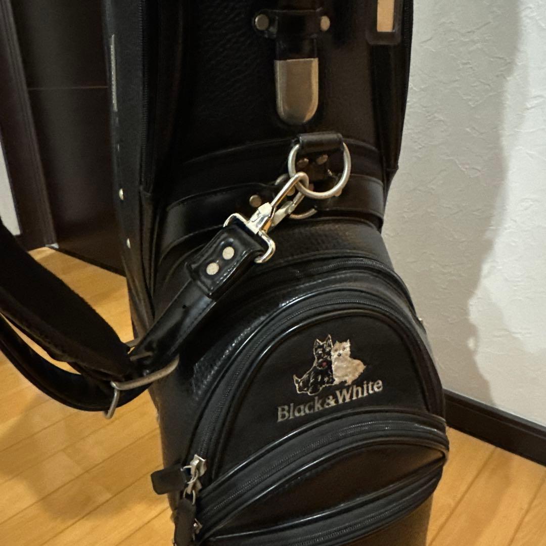 Black&White ゴルフキャディバッグ