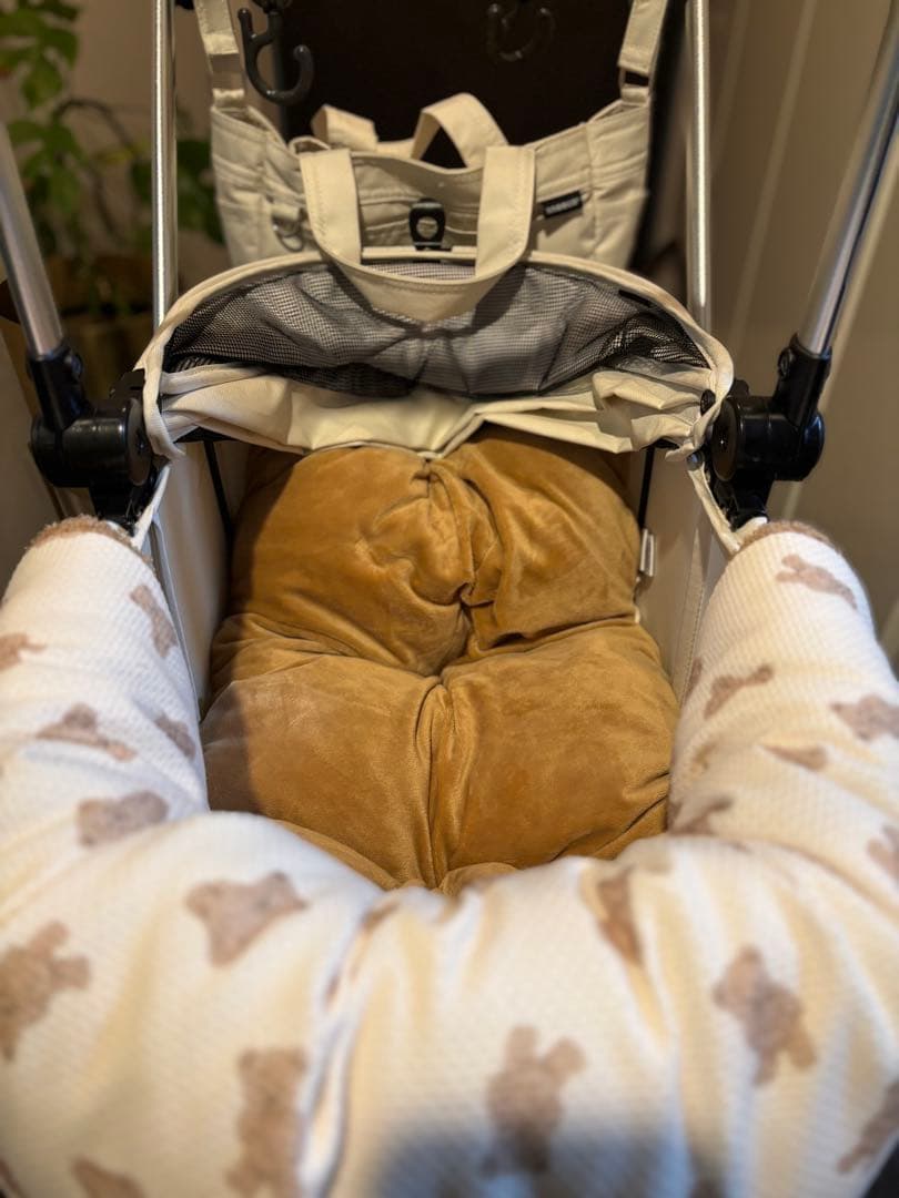 smooca ペットカート 折りたたみ式 ホワイトくまさんクッション付き