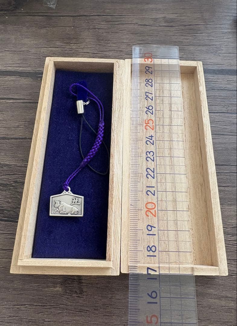 純銀製　造幣局　干支根付　馬