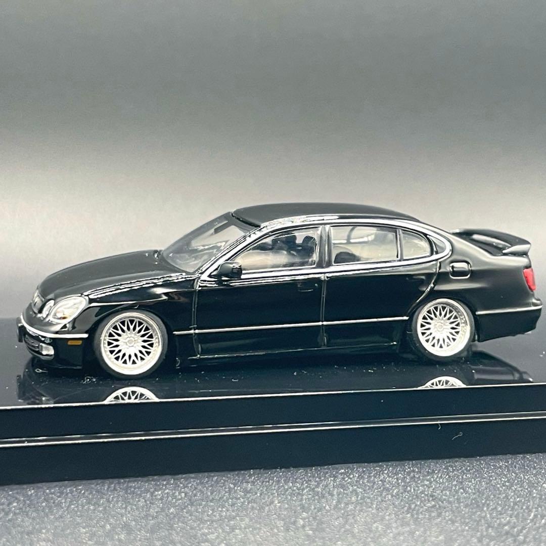 1/64 ホビージャパン レクサス GS430 ミニカー改造vipカー