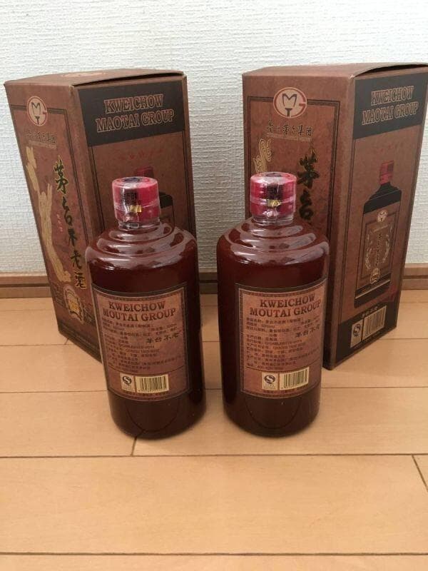 NB)貴州茅台集団2016年制茅台不老酒 醤香型白酒53%500ml*2本