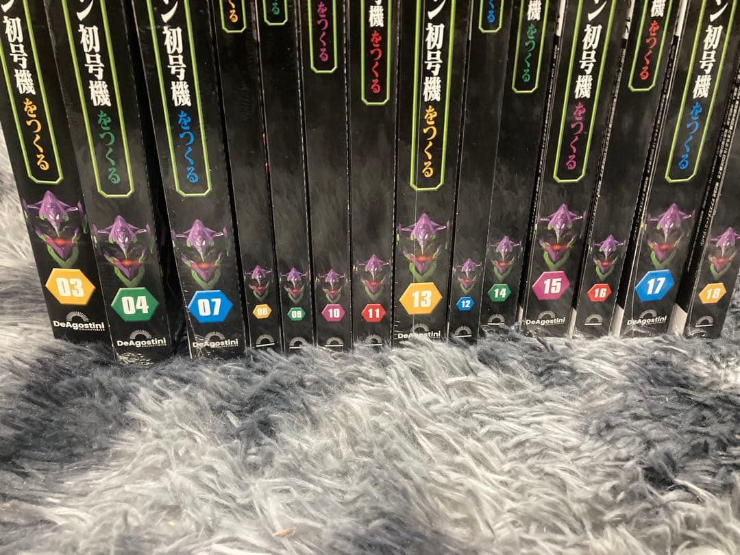ディアゴスティーニ 週刊エヴァンゲリオン初号機をつくる　3、4、7〜18セット