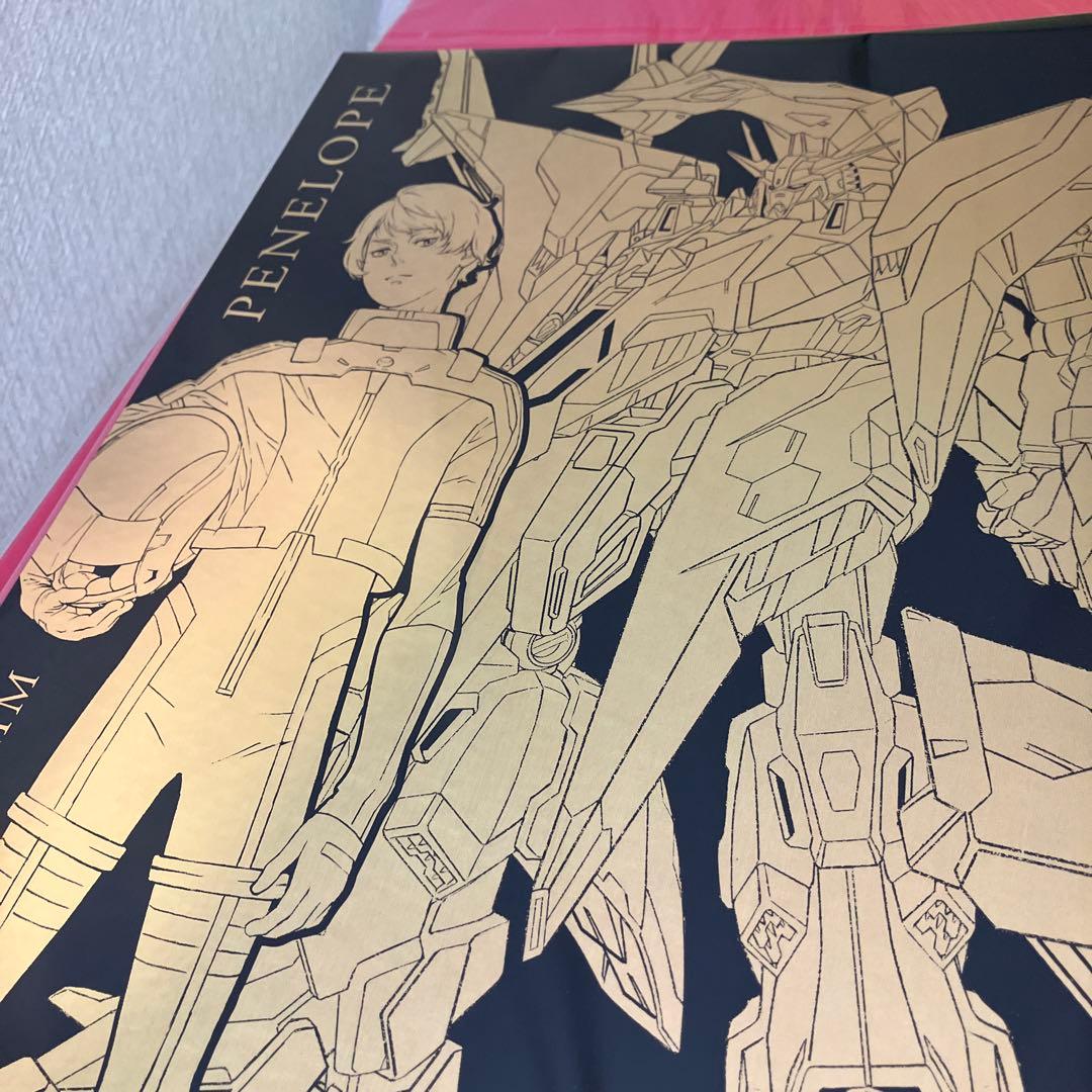 \"閃光のハサウェイ\"A3箔押しポスター2枚　公開1周目カード　EXPOシール