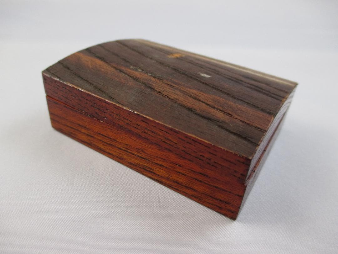 欅香合　土居 義峰作　招善寺　本堂修復　内陣欅柱　制作　茶道具/香合/妙心寺