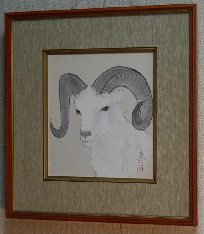 日本画家　元日展監事・　室井東志生　先生　真作保証作品