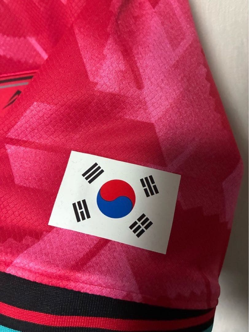 韓国代表 ブラジル戦 ハングル文字 ユニフォーム 新品 XXL ソンフンミン