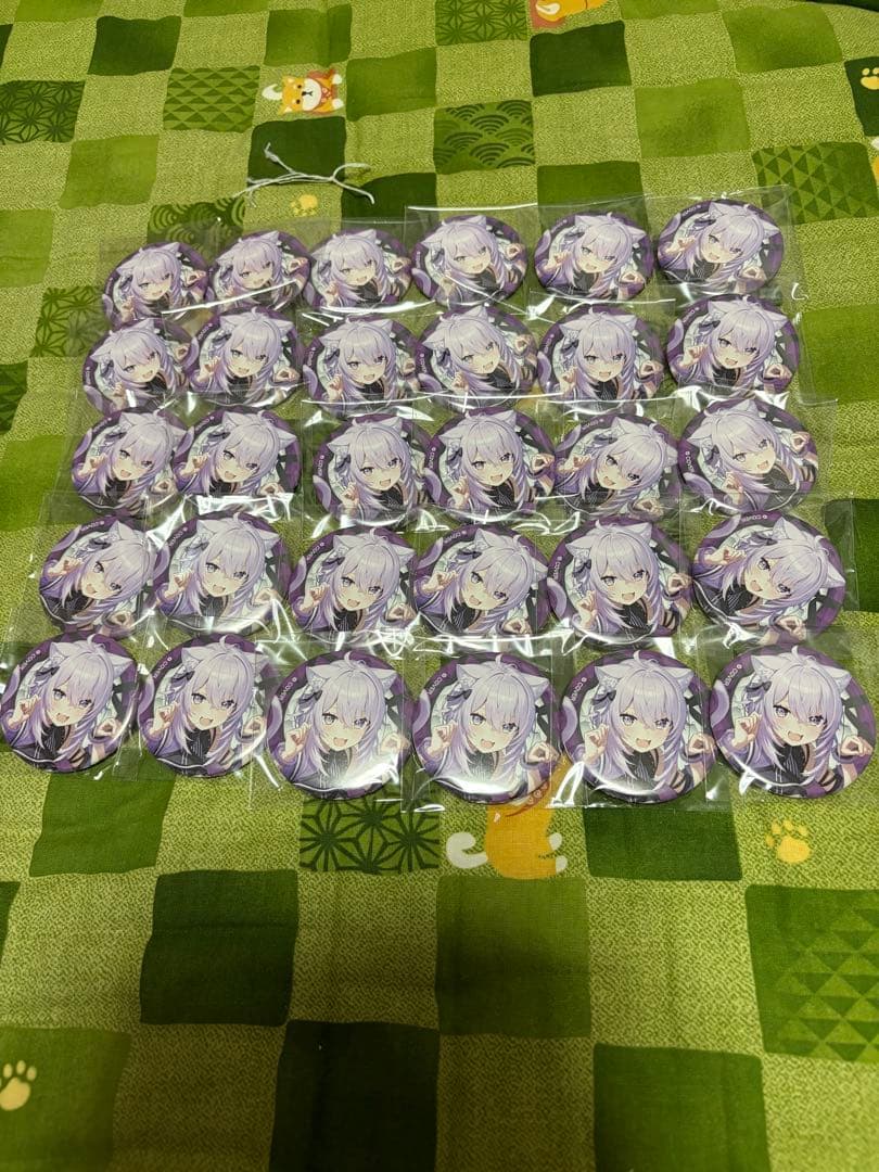 ホロライブ 6thfes. 缶バッジ　猫又おかゆ