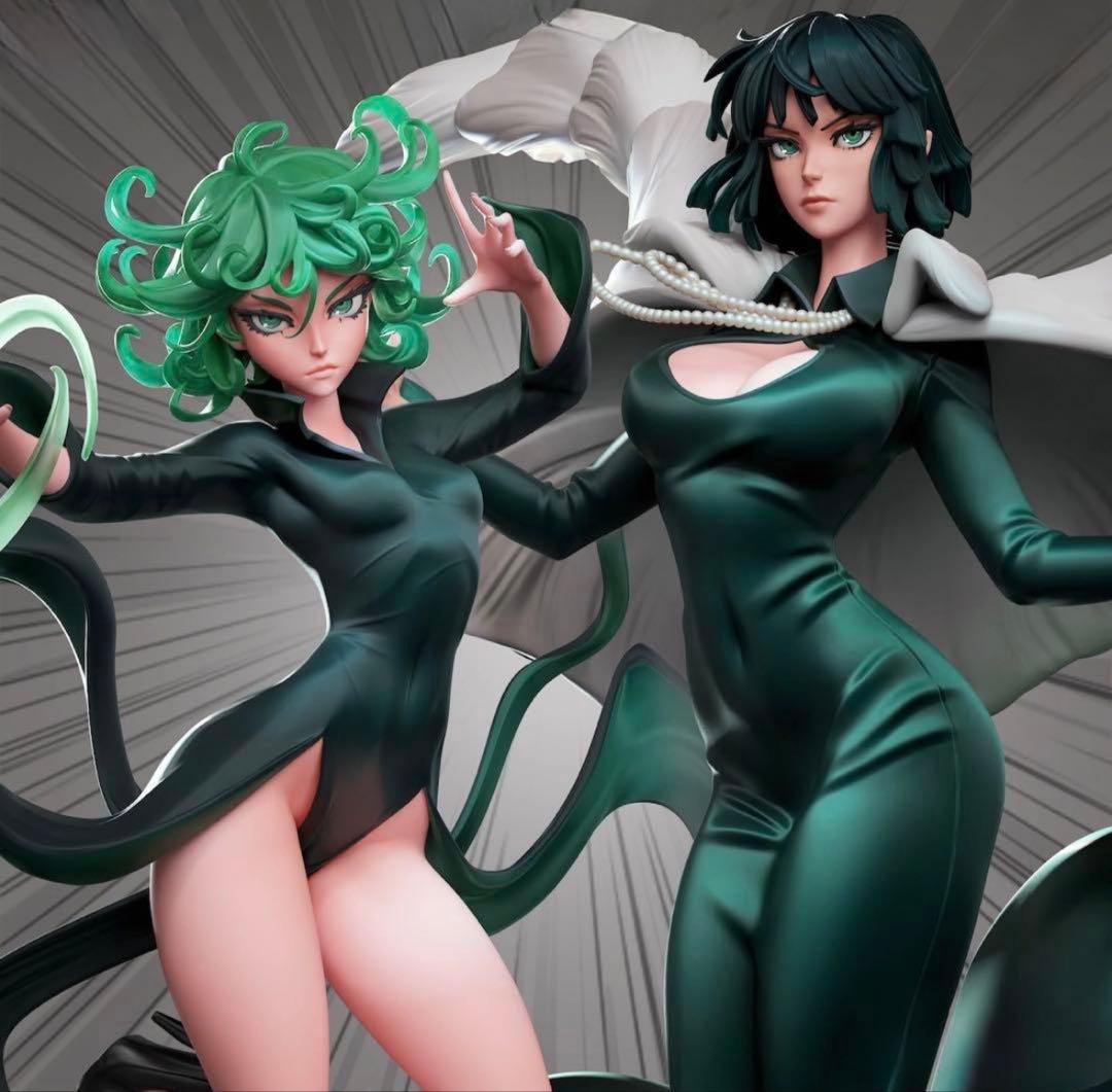 ガレージキット　ガレキ　未塗装未組立　タツマキ　ワンパンマン　美女　1/7