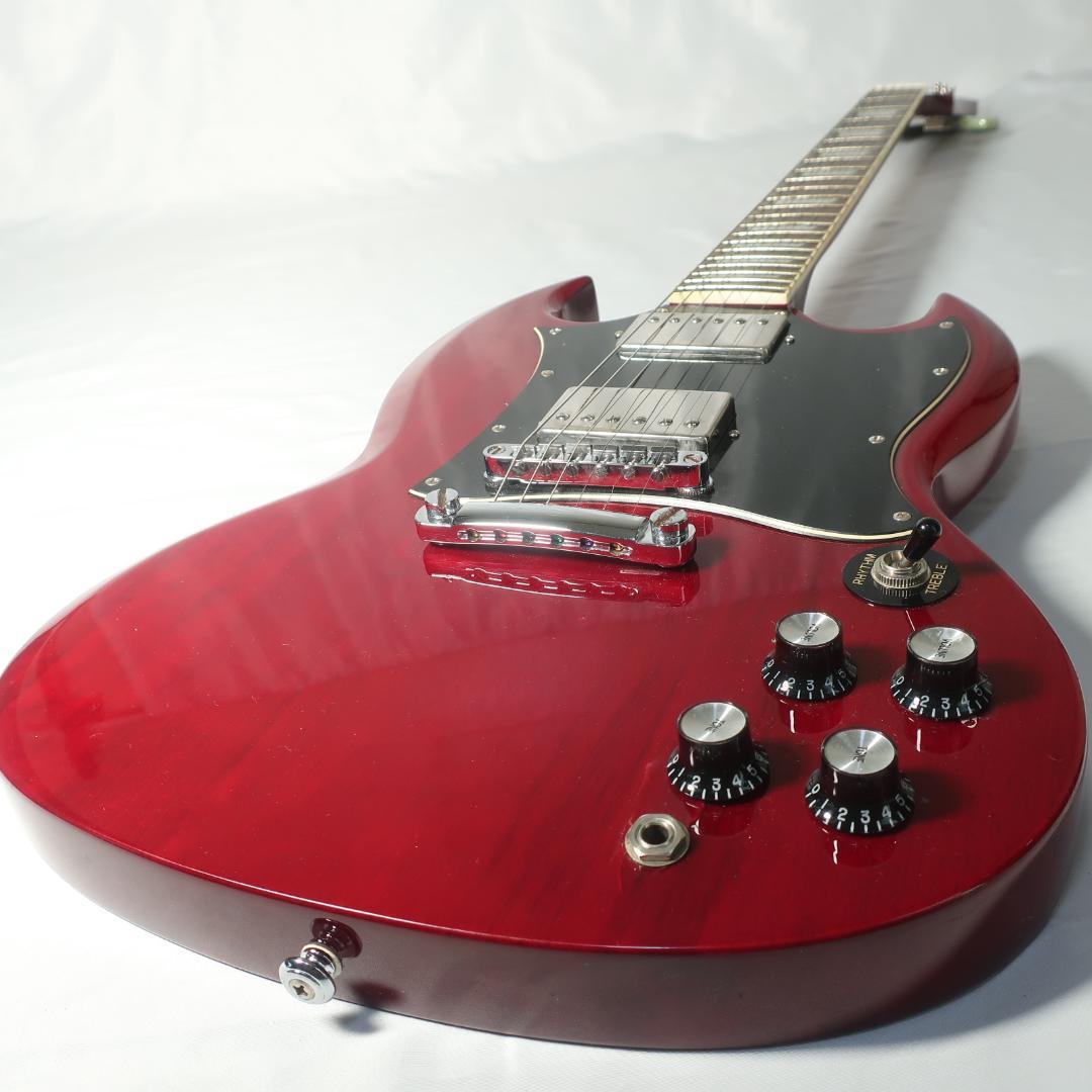 Grass Roots SGタイプ エレキギター レザーケース付 グラスルーツ