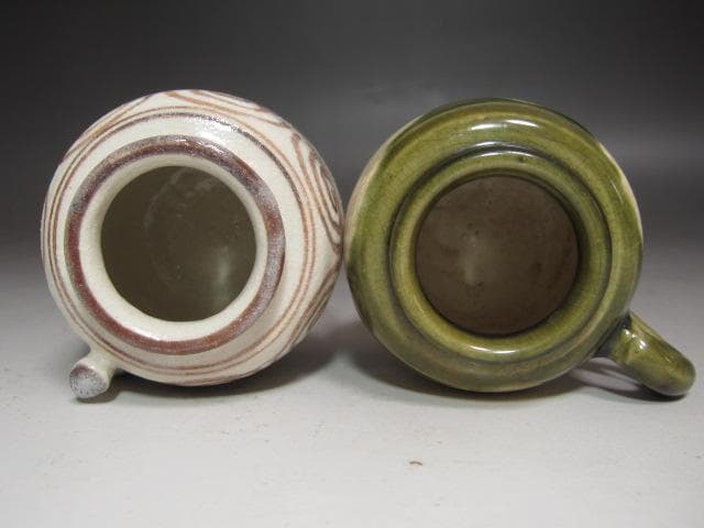 ☆　不老園　四滴茶入　牙蓋☆y565