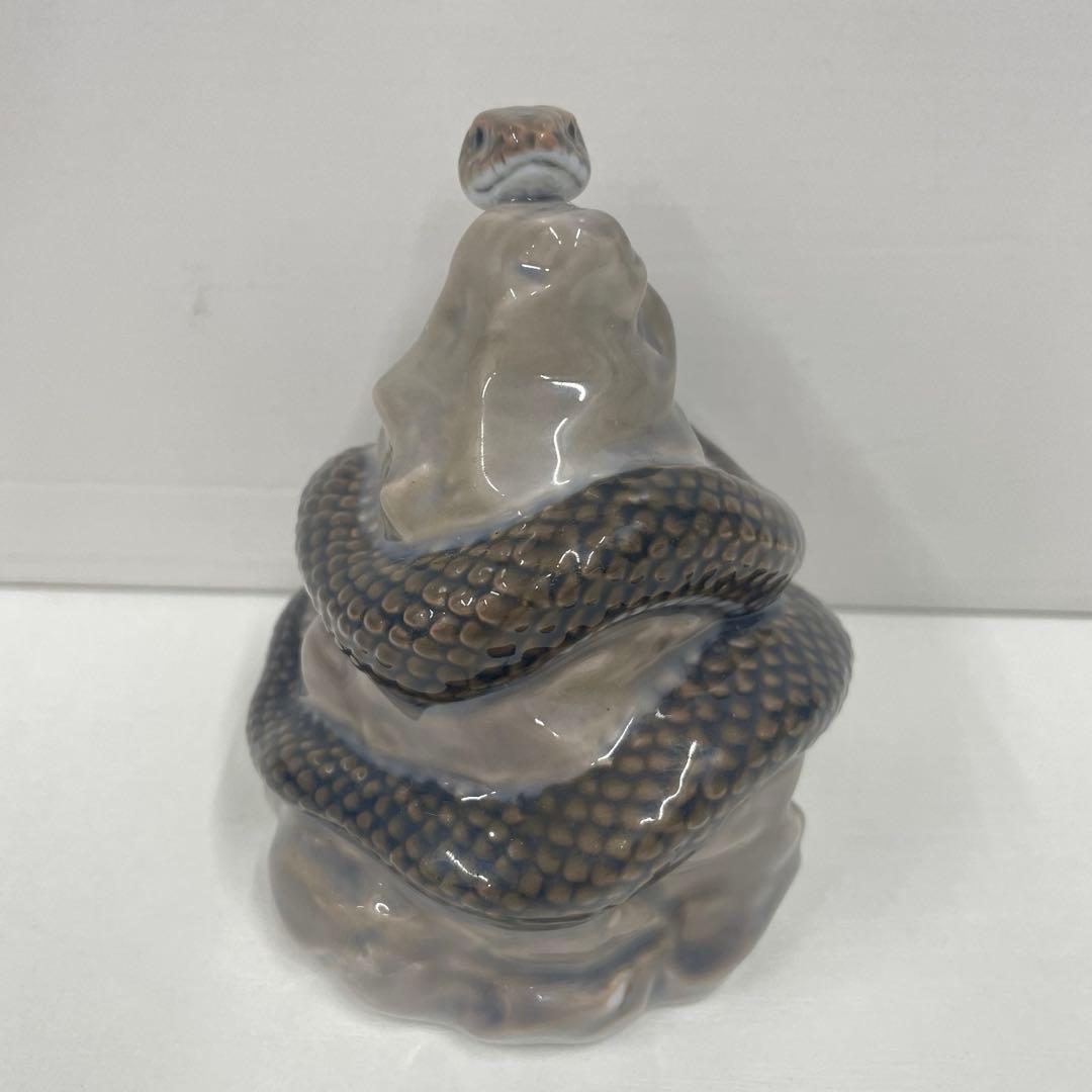 【N】ロイヤルコペンハーゲン フィギュリン 干支 ヘビ 巳