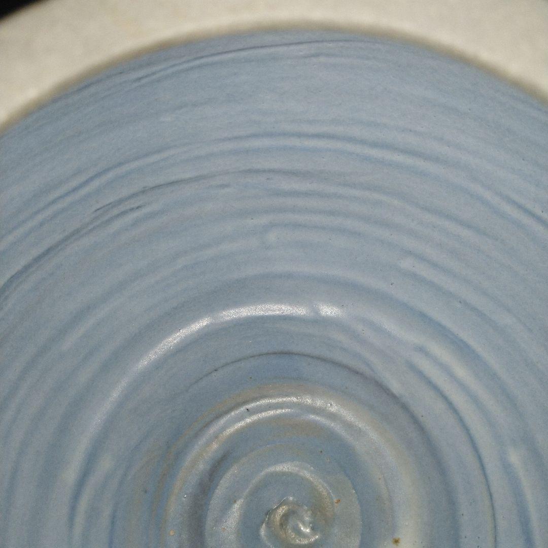 NO561 尾形香三夫 練上陶芸 花瓶(壺型) 銘有り「香」