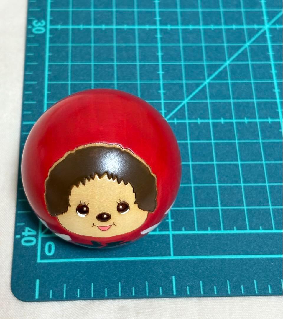 新品　卯三郎こけし　モンチッチ 福だるま　赤