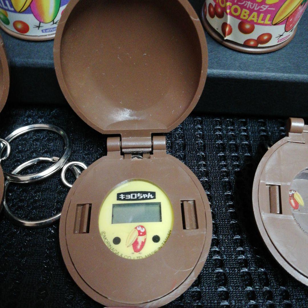 森永キョロちゃんチョコボールワクワクホルダーウォッチ写真キーホルダーレトロ
