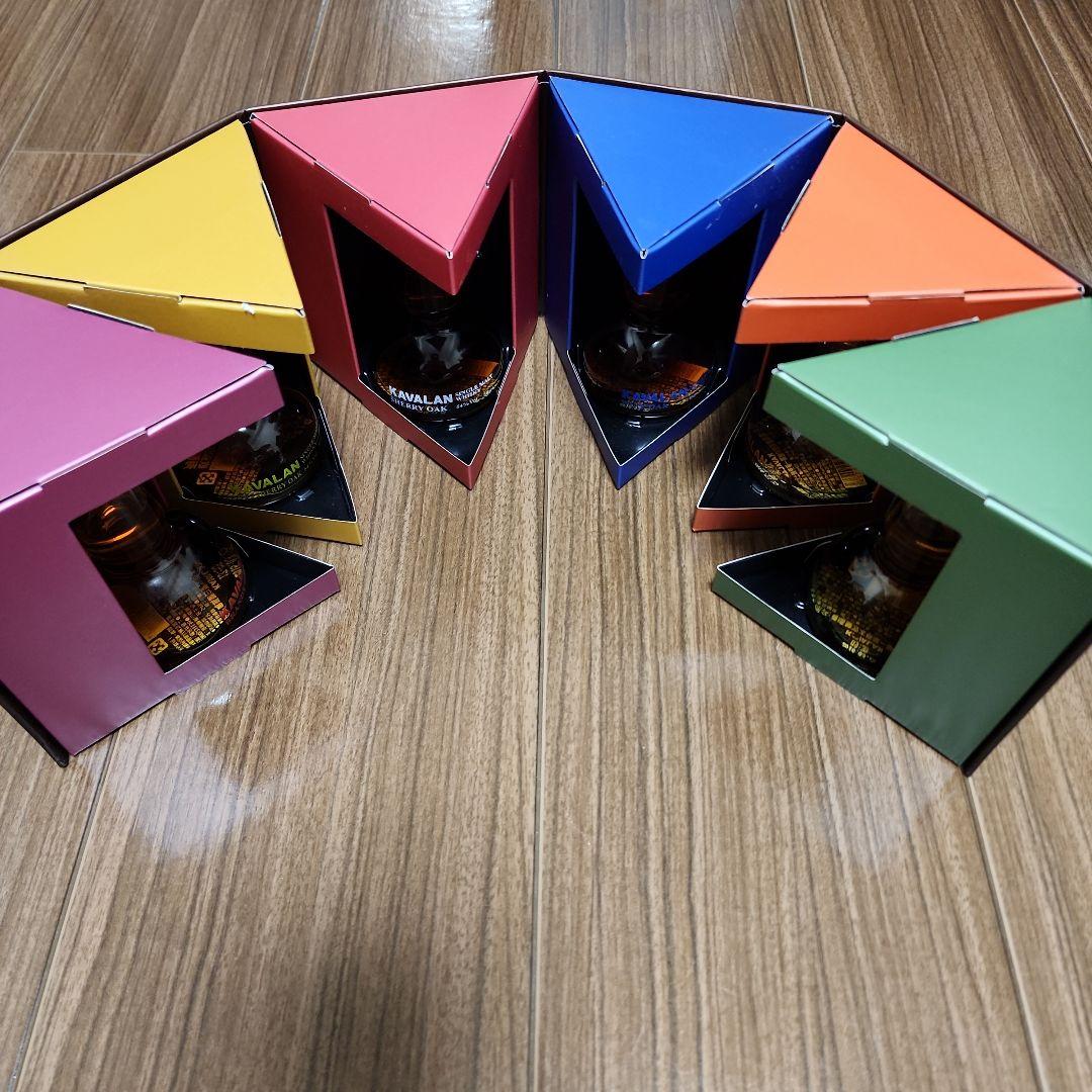 KAVALAN シングルモルトウイスキー ポットスチルボトル6本セット