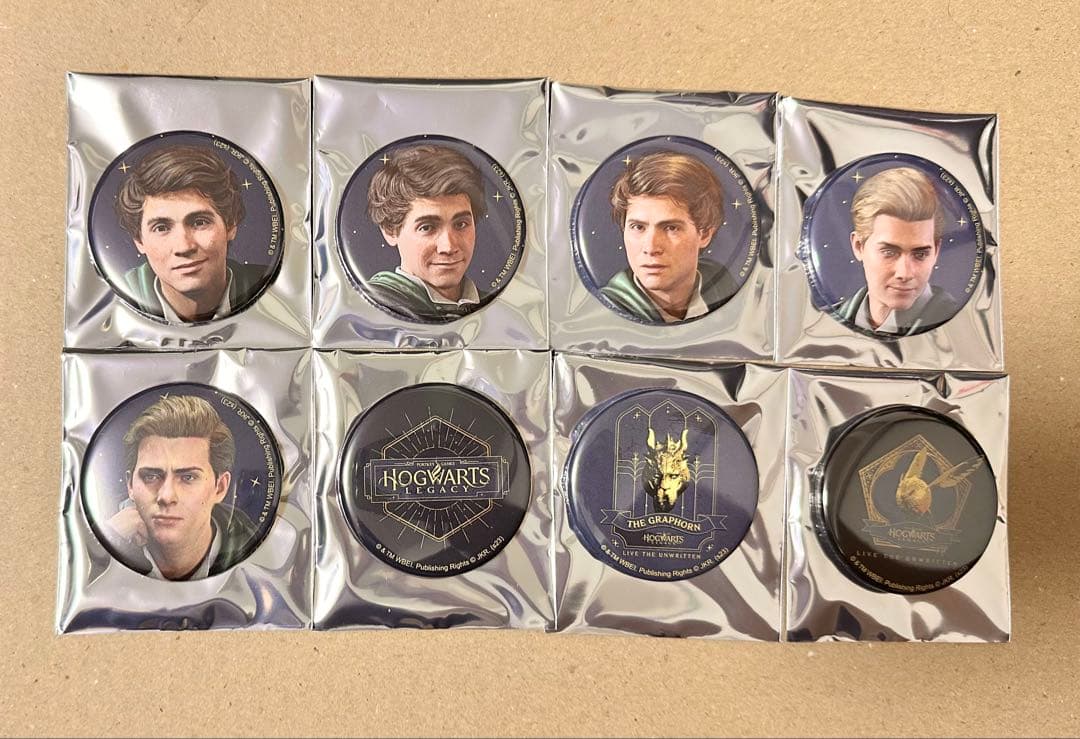 ホグワーツレガシー 缶バッジ　全8種セット