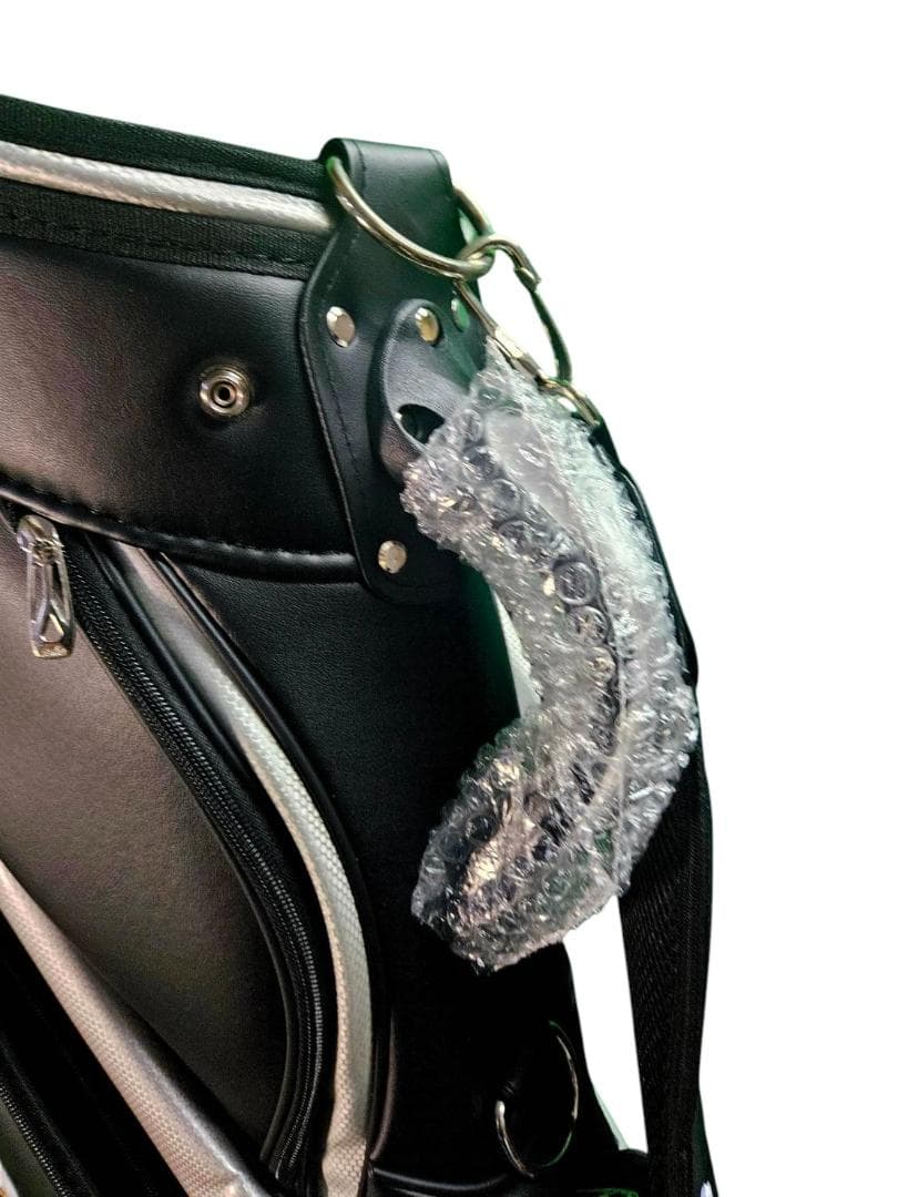 吉田幸真送料無料//展示品XXIO ゴルフバッグ 新品未使用 黒/銀