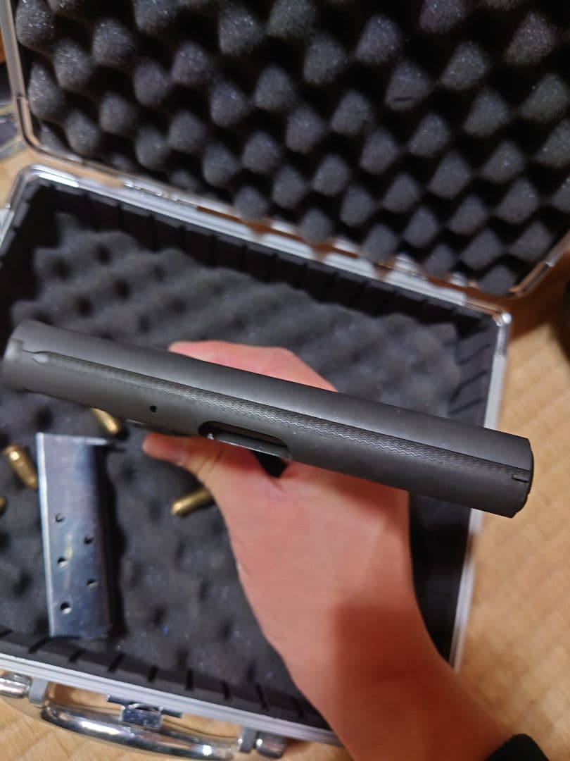 M1910 マルシン モデルガン カート&トランクケース付属