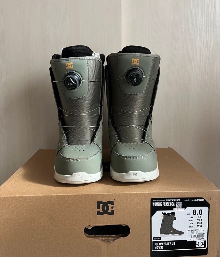 DC WOMENS PHASE BOA OVSウィメンズ フェーズボアスノーボー